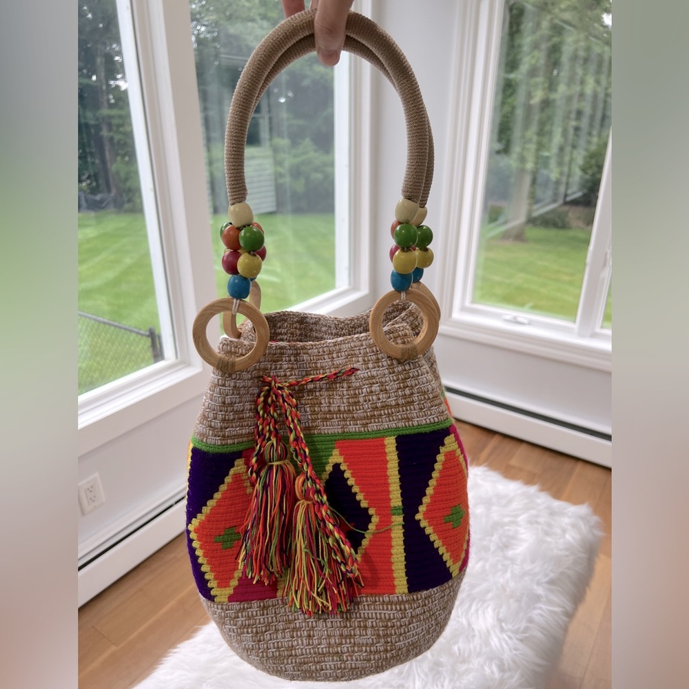 Handmade Colombian Wayyu Bag NWOT! - Picture 2 of 6